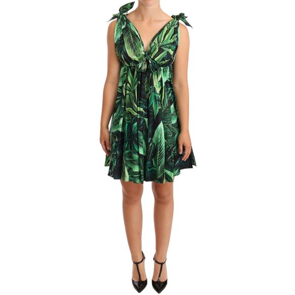 Dolce & Gabbana | Dresses | Dolce Gabbana Green Leaves Print Cotton Flared Mini Dress | Poshmark Dolce & Gabbana | Dresses | Dolce Gabbana Green Leaves Print Cotton Flared Mini Dress | Poshmark